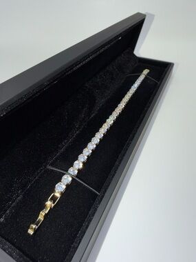Gold Tennis Bracelet - 5mm
